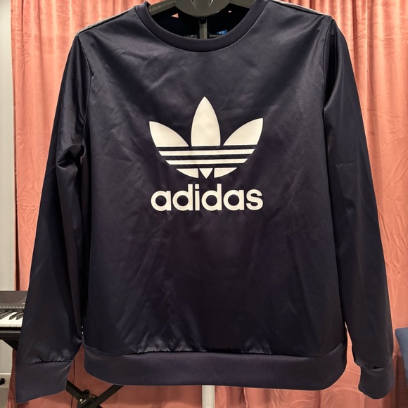 adidas Tops - Adidas Women's Dark Blue Crewneck Sweatshirt
